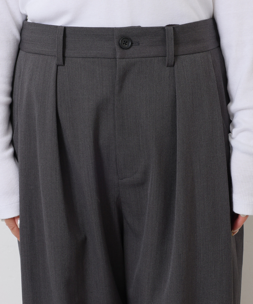 JOURNAL STANDARD LUXE（ジャーナルスタンダード　ラックス）の「TWツイル タックパンツ（その他パンツ・レディース・ブラウン/チャコールグレー・FREE）」の14枚目の写真