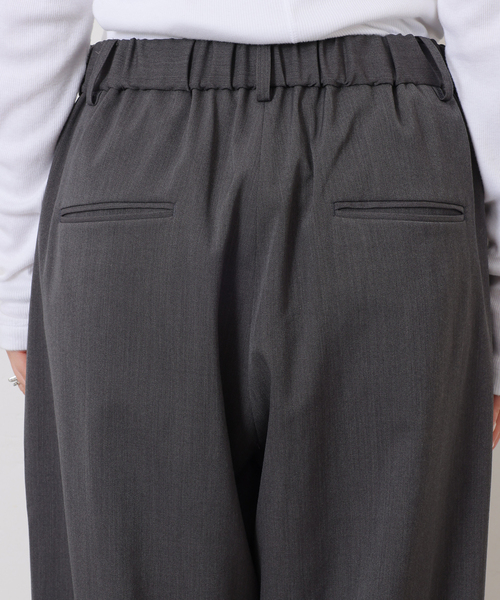 JOURNAL STANDARD LUXE（ジャーナルスタンダード　ラックス）の「TWツイル タックパンツ（その他パンツ・レディース・ブラウン/チャコールグレー・FREE）」の15枚目の写真