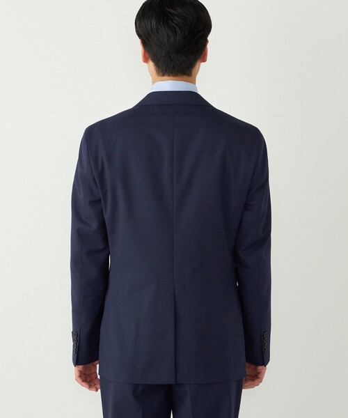 SHIPS ダークブルービジネススーツ セットアップ SHIPS Colors:〈洗濯機可能〉T/W スーツ ジャケット(セットアップ対応