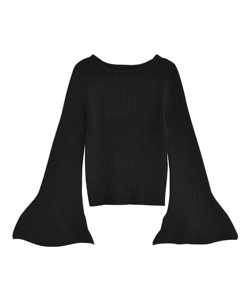 MEISM（ミズム）の「[MEISM by Re:EDIT][2025AW PRE ORDER]フィッシュスリーブリブニットトップス（ニット/セーター・レディース・グレー/ブラック/アイボリー・MEDIUM/LARGE）」の20枚目の写真