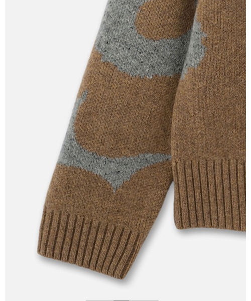 marimekko(マリメッコ)の「Rws Virtaus Unikko / knit(ニット/セーター・レディース・ブラウン/ホワイト・SMALL/MEDIUM/LARGE/X-SMALL)」の9枚目の写真