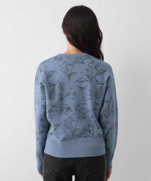 FOUND GOOD（ファウンドグッド）の「センバナジャガードニット（ニット/セーター・レディース・ベージュ/ブラック/ブルー系2・L/M/S）」の22枚目の写真