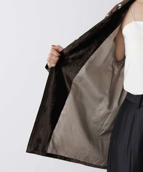 セール】「STEVELOUR」ベロアブルームジャケット(セットアップ可