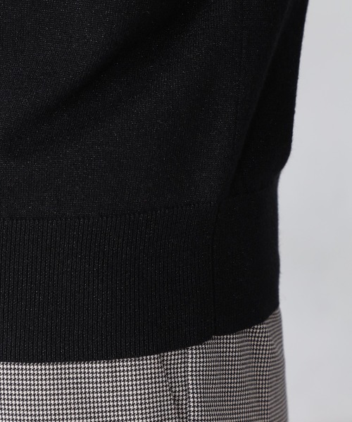 GALLORIA（ギャローリア）の「【キレメクシリーズ】浅Ｖネックネックニット（ニット/セーター・レディース・イエロー/ライトグレー/ブラック/ライラック・S/M/L/LL）」の7枚目の写真