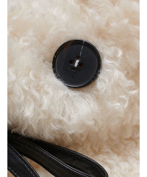 SORIN（ソリン　）の「Synthetic Fur Lace-up Duffle Coat/シンセティックファー レースアップダッフルコート（その他アウター・レディース・ブラック/オフホワイト・38）」の17枚目の写真