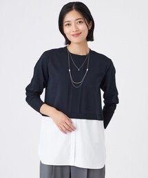 TRANS WORK（トランスワーク）の「【ウォッシャブル】TEXBRIDプルオーバー（ニット/セーター）」