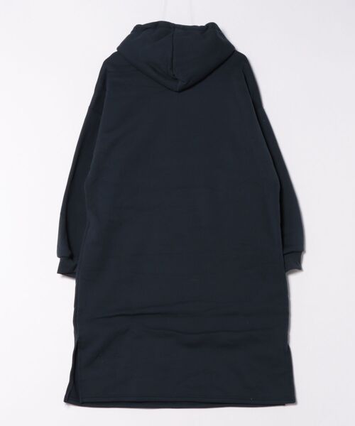 Ritzy（リッツィー）の「ロゴプリント フード付き裏起毛ワンピース（ワンピース・レディース・モカ/ネイビー/グレー・FREE）」の18枚目の写真