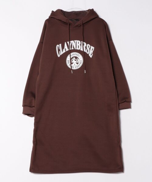 Ritzy（リッツィー）の「ロゴプリント フード付き裏起毛ワンピース（ワンピース・レディース・モカ/ネイビー/グレー・FREE）」の20枚目の写真