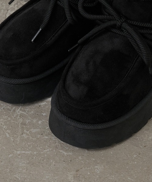 RAY CASSIN（レイカズン）の「厚底ボアシューズ（その他シューズ・レディース・ベージュ/ブラック・S/M/L）」の14枚目の写真