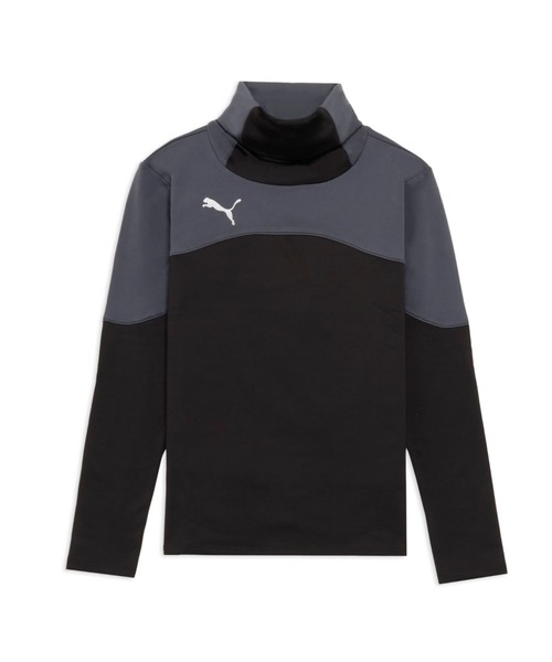 PUMA(プーマ)の「PUMA プーマ メンズ サッカー INDIVIDUAL WINTERIZED 長袖 シャツ(スウェット・メンズ・ブラック・SMALL/LARGE/MEDIUM/XX-LARGE/X-LARGE)」の1枚目の写真