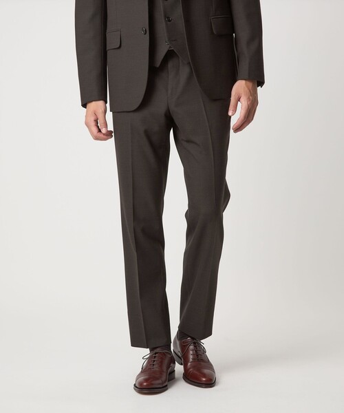 A+ TWPU バーズアイ スリム アジャスター スラックス -ウォッシャブル