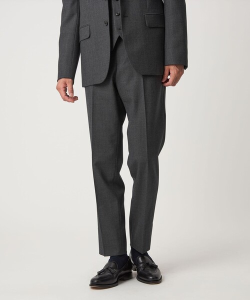 A+ TWPU バーズアイ スリム アジャスター スラックス -ウォッシャブル