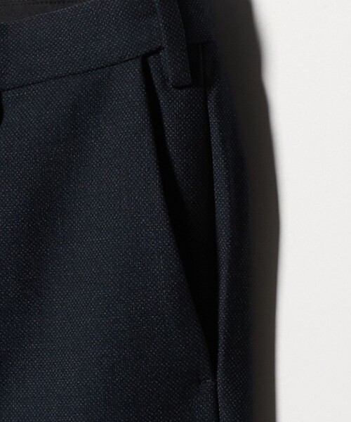 green label relaxing（グリーンレーベルリラクシング）の「A+ TWPU バーズアイ スリム アジャスター スラックス -ウォッシャブル・ストレッチ-（スラックス・メンズ・ダークブラウン/ダークグレー/ネイビー・S/XL/L/M/XXL）」の7枚目の写真