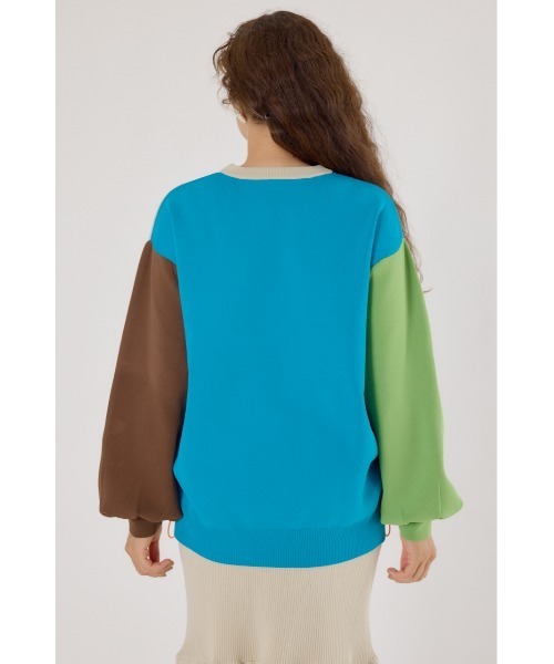 RODEO CROWNS WIDE BOWL（ロデオクラウンズワイドボウル）の「A-LIGHT SWITCHING ニット（ニット/セーター・レディース・オレンジ/ネイビー/オフホワイト・FREE）」の21枚目の写真