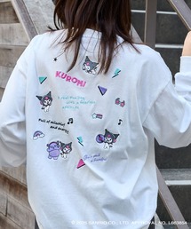sanrio（サンリオ）の「【Sanrio characters/サンリオキャラクターズ】別注 ワンポイント刺繍 アソートプリント オーバーサイズ長袖Tシャツ（Tシャツ/カットソー）」