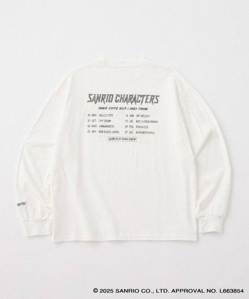 sanrio(サンリオ)の「【Sanrio characters/サンリオキャラクターズ】別注 ワンポイント刺繍 アソートプリント オーバーサイズ長袖Tシャツ(Tシャツ/カットソー・レディース・ホワイト系/オフホワイト/ホワイト系2/ブラック系/スミクロ・L/M)」の17枚目の写真