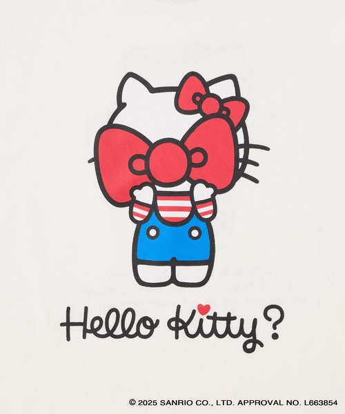 sanrio(サンリオ)の「【Sanrio characters/サンリオキャラクターズ】別注 ワンポイント刺繍 アソートプリント オーバーサイズ長袖Tシャツ(Tシャツ/カットソー・レディース・ホワイト系/オフホワイト/ホワイト系2/ブラック系/スミクロ・L/M)」の19枚目の写真