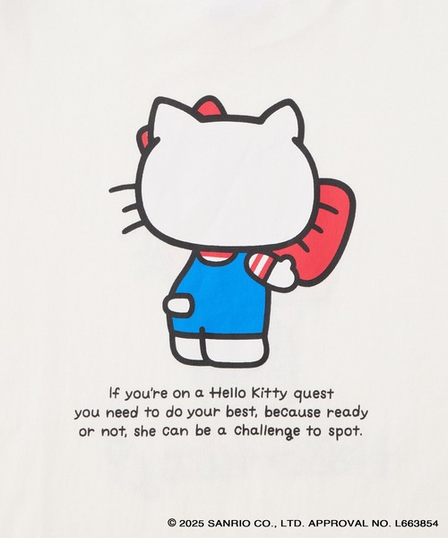 sanrio(サンリオ)の「【Sanrio characters/サンリオキャラクターズ】別注 ワンポイント刺繍 アソートプリント オーバーサイズ長袖Tシャツ(Tシャツ/カットソー・レディース・ホワイト系/オフホワイト/ホワイト系2/ブラック系/スミクロ・L/M)」の20枚目の写真