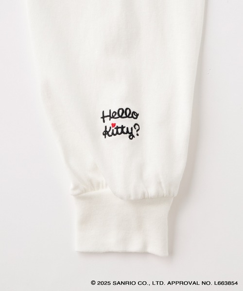 sanrio(サンリオ)の「【Sanrio characters/サンリオキャラクターズ】別注 ワンポイント刺繍 アソートプリント オーバーサイズ長袖Tシャツ(Tシャツ/カットソー・レディース・ホワイト系/オフホワイト/ホワイト系2/ブラック系/スミクロ・L/M)」の21枚目の写真