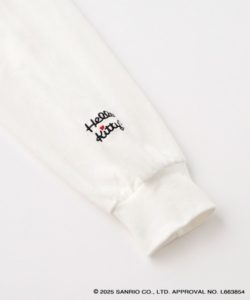 sanrio(サンリオ)の「【Sanrio characters/サンリオキャラクターズ】別注 ワンポイント刺繍 アソートプリント オーバーサイズ長袖Tシャツ(Tシャツ/カットソー・レディース・ホワイト系/オフホワイト/ホワイト系2/ブラック系/スミクロ・L/M)」の22枚目の写真