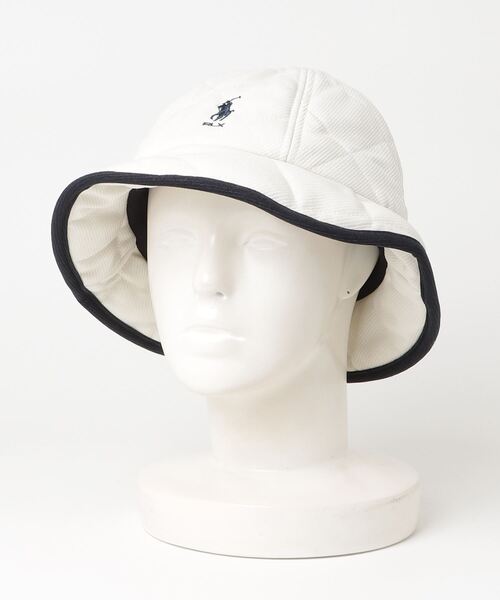 【エルグワン】今季もの・人気！ゴルフ バケットハット ホワイト エルグワン】今季もの・人気！ゴルフ バケットハット ホワイト