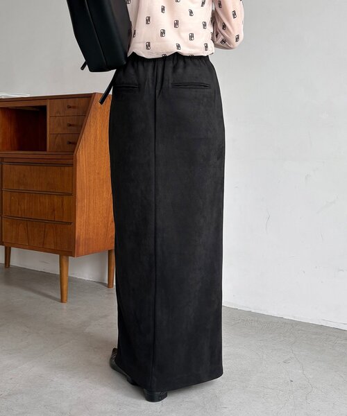 CAPRICIEUX LE’MAGE スカート スエードジップスカート CAPRICIEUX LE'MAGE｜スエードジップスカート | Rakuten Fashion(楽天