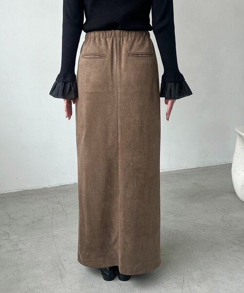 CAPRICIEUX LE’MAGE スカート スエードジップスカート CAPRICIEUX LE'MAGE｜スエードジップスカート | Rakuten Fashion(楽天