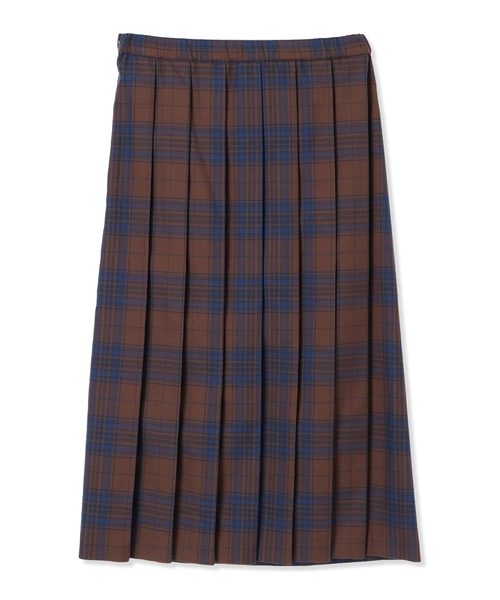 DECOY SINCE 1981（デコイシンスイチキュウハチイチ）の「タータンチェックスカート【ウエストゴム】（スカート・レディース・ネイビー/ブラウン・64/67/70）」の20枚目の写真