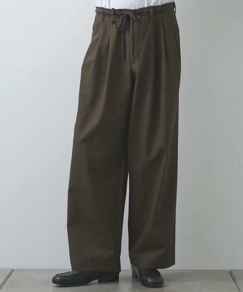 markaware/marka】別注 TRIPLE PLEATED EASY TROUSERS（その他パンツ