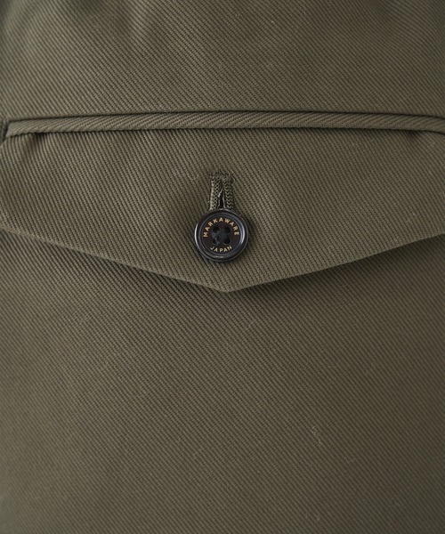 markaware（マーカウェア）の「【markaware/marka】別注 TRIPLE PLEATED EASY TROUSERS（その他パンツ・メンズ・ブラック/ダークグリーン・1/2）」の19枚目の写真