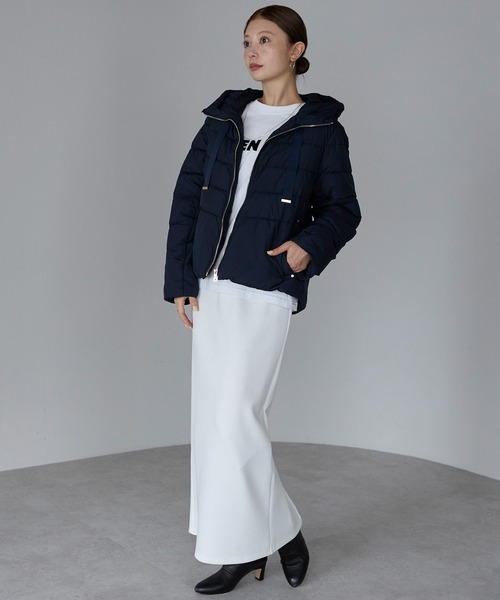 撥水ファイバーダウンショートジャケット（ダウンジャケット/コート