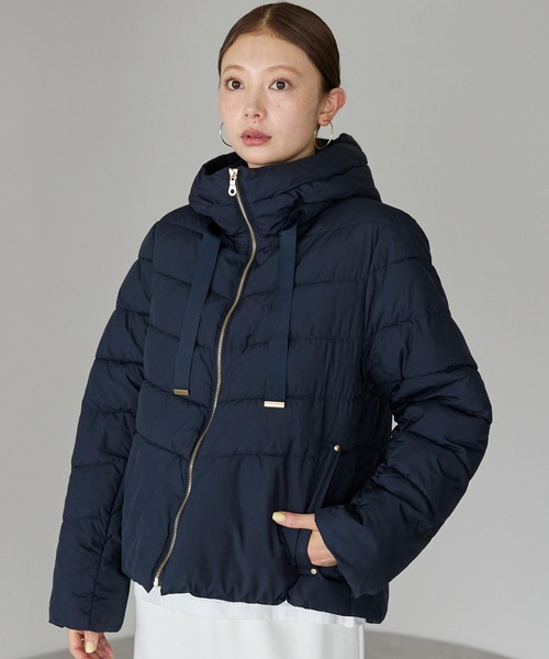 セール】撥水ファイバーダウンショートジャケット（ダウンジャケット