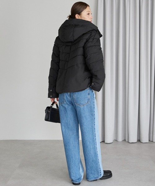 撥水ファイバーダウンショートジャケット（ダウンジャケット/コート