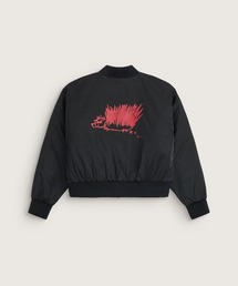 VANS(バンズ)のRIROO ウィメンズ クロップド ベースボールジャケット / RIROO CROPPED BASEBALL JACKET / VN000TRZBLK1(スタジャン)