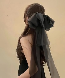 UP START（アップスタート）の「リボン ヘアクリップ(BDS)（バレッタ/ヘアクリップ）」