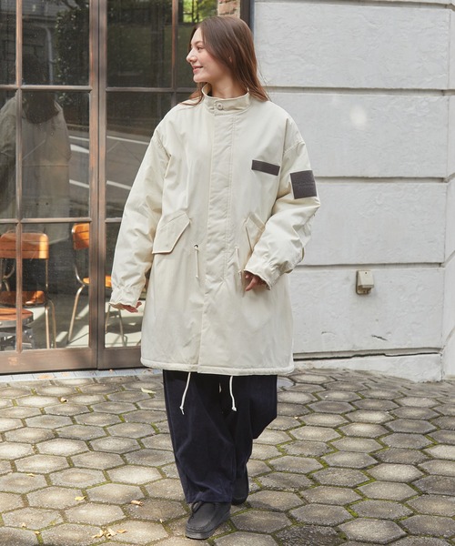 セール】撥水ストレッチナイロン モンスター ミリタリー中綿モッズ