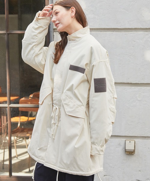 セール】撥水ストレッチナイロン モンスター ミリタリー中綿モッズ