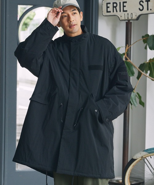 セール】撥水ストレッチナイロン モンスター ミリタリー中綿モッズ