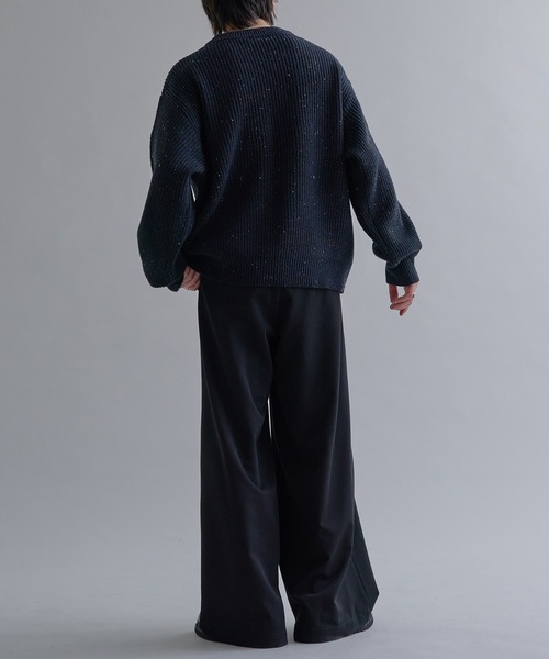 カラーネップ畔編みルーズニット（ニット/セーター）｜epnok