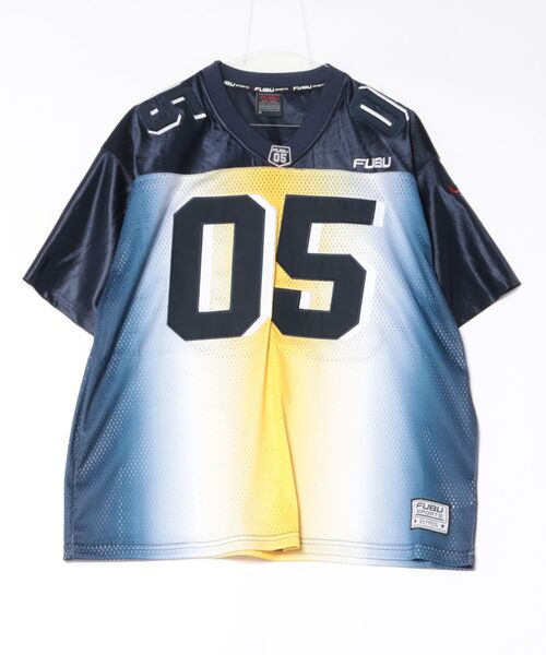FUBU( フブ)の「【FUBU/フブ】OG Gradation Game Shirts(シャツ/ブラウス・メンズ・ブラック/ネイビー/ホワイト・XXL/XL/L/M)」の3枚目の写真