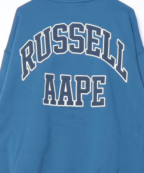 AAPE × RUSSELL ATHLETIC FW25 ZIP-UP HOODIE | AAPE.JP