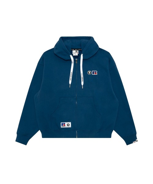 AAPE × RUSSELL ATHLETIC FW25 ZIP-UP HOODIE | AAPE.JP
