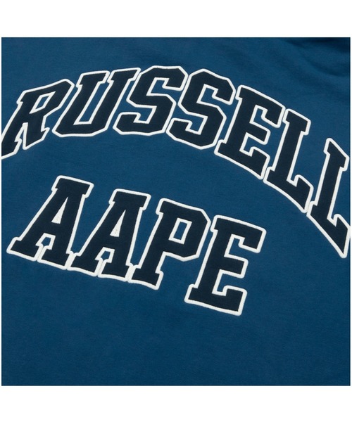 AAPE × RUSSELL ATHLETIC FW25 ZIP-UP HOODIE | AAPE.JP