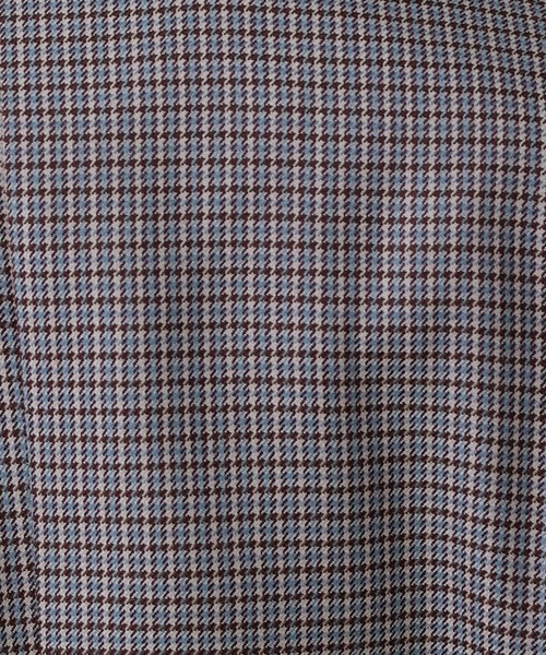 INED（イネド）の「オゾン防縮 ダブルブレストジャケット（テーラードジャケット・レディース・ネイビー/チェック・7号/9号/11号）」の6枚目の写真