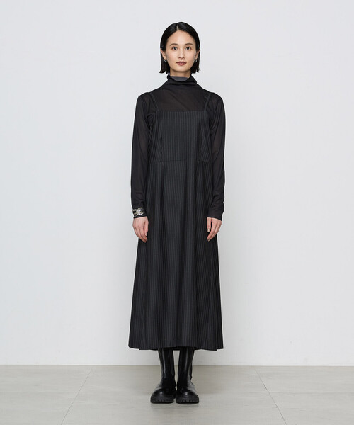 COMME CA(コムサ)の「【ブライトリーセットアップ/セットアップ対応】マニッシュストライプ ワンピース(ワンピース・レディース・チャコール・11号/9号)」の10枚目の写真