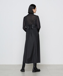 COMME CA | 【ブライトリーセットアップ／セットアップ対応】マニッシュストライプ ワンピース(ワンピース)