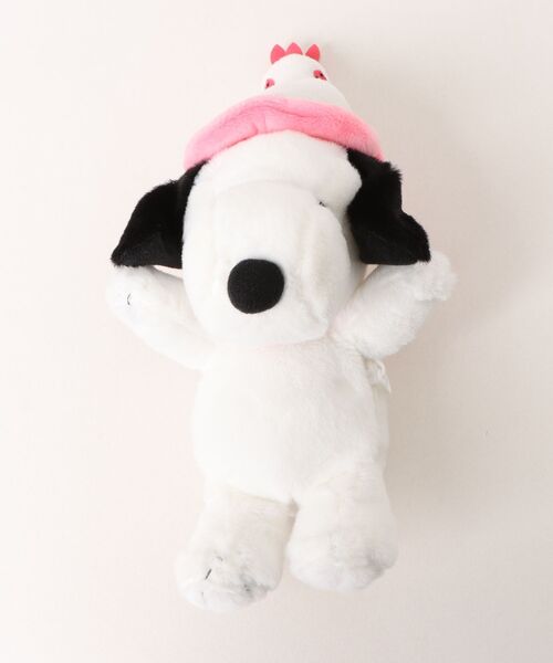 PEANUTS(ピーナッツ)の「PEANUTS/ピーナッツ スヌーピー75th ヌイグルミエコバッグ ケーキハット(エコバッグ/サブバッグ・レディース・ピンク・ONE SIZE)」の5枚目の写真