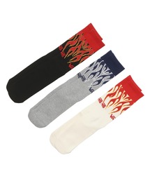 VANS(oY)VANS @Y Frame Pile Crew 3P SKS \bNX 125K7210700 AST(\bNX/C)