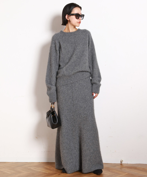 AP STUDIO(エーピーストゥディオ)の「フォックスブレンドラメスカート(スカート・レディース・チャコールグレー/ブラック・38/36)」の17枚目の写真