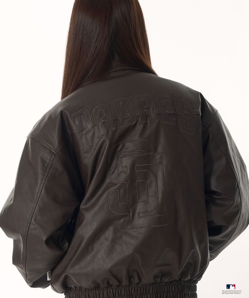 PERUSHU MLB 2023AW PADRES 中綿ブルゾン Mサイズ Perushu × MLB コラボ中綿ブルゾン ブランド 品 通販